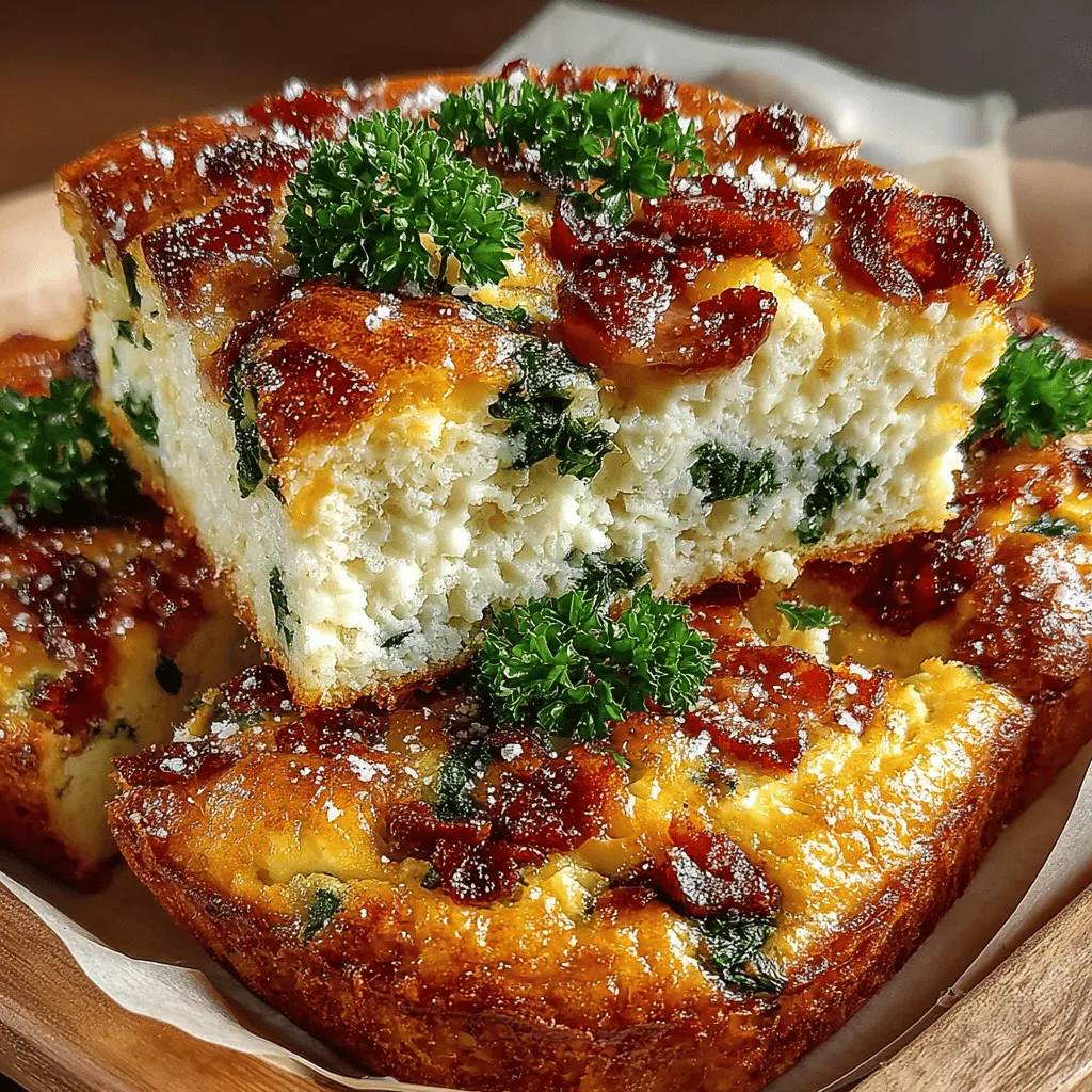 The Savory Bacon & Spinach Egg Bake is the ultimate breakfast dish, seamlessly combining the protein-rich goodness of eggs with the irresistible flavors of crispy bacon and fresh spinach. Whether you're hosting a brunch gathering or simply looking to elevate your weekday breakfast routine, this hearty recipe is both delicious and straightforward to prepare. With its harmonious blend of ingredients and ease of preparation, this egg bake has become a beloved staple in many households, appealing to a wide range of palates. In this article, we will explore the essential ingredients that make this dish a standout, provide step-by-step instructions for achieving perfect results, and highlight the nutritional benefits of each component.