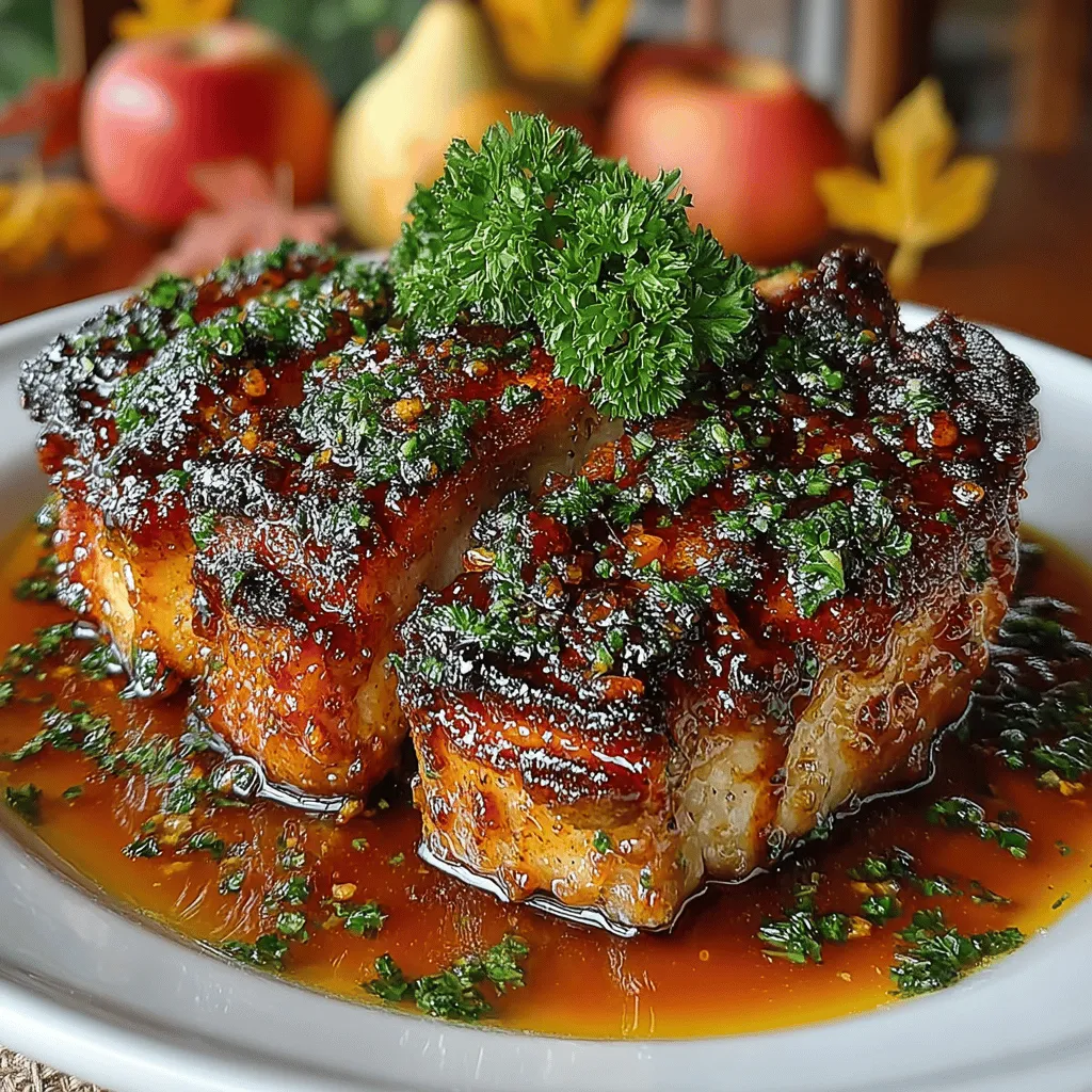 Seasonal cooking celebrates the rich flavors that each season brings, and autumn is no exception. As the leaves turn and the air grows crisp, the taste of fall can be savored in every bite. One of the stars of autumn cuisine is the pork chop, a versatile cut of meat that pairs beautifully with a variety of ingredients. In this recipe, we introduce the unique twist of apple cider, a quintessential fall beverage that adds a sweet and tangy depth to our dish. Join us as we create Harvest Bliss Apple Cider Glazed Pork Chops, a comforting meal that embodies the essence of the season.