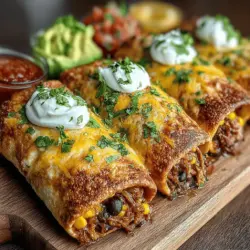 Crispy Baked Chicken Chimichangas: Step-by-Step Instructions and More