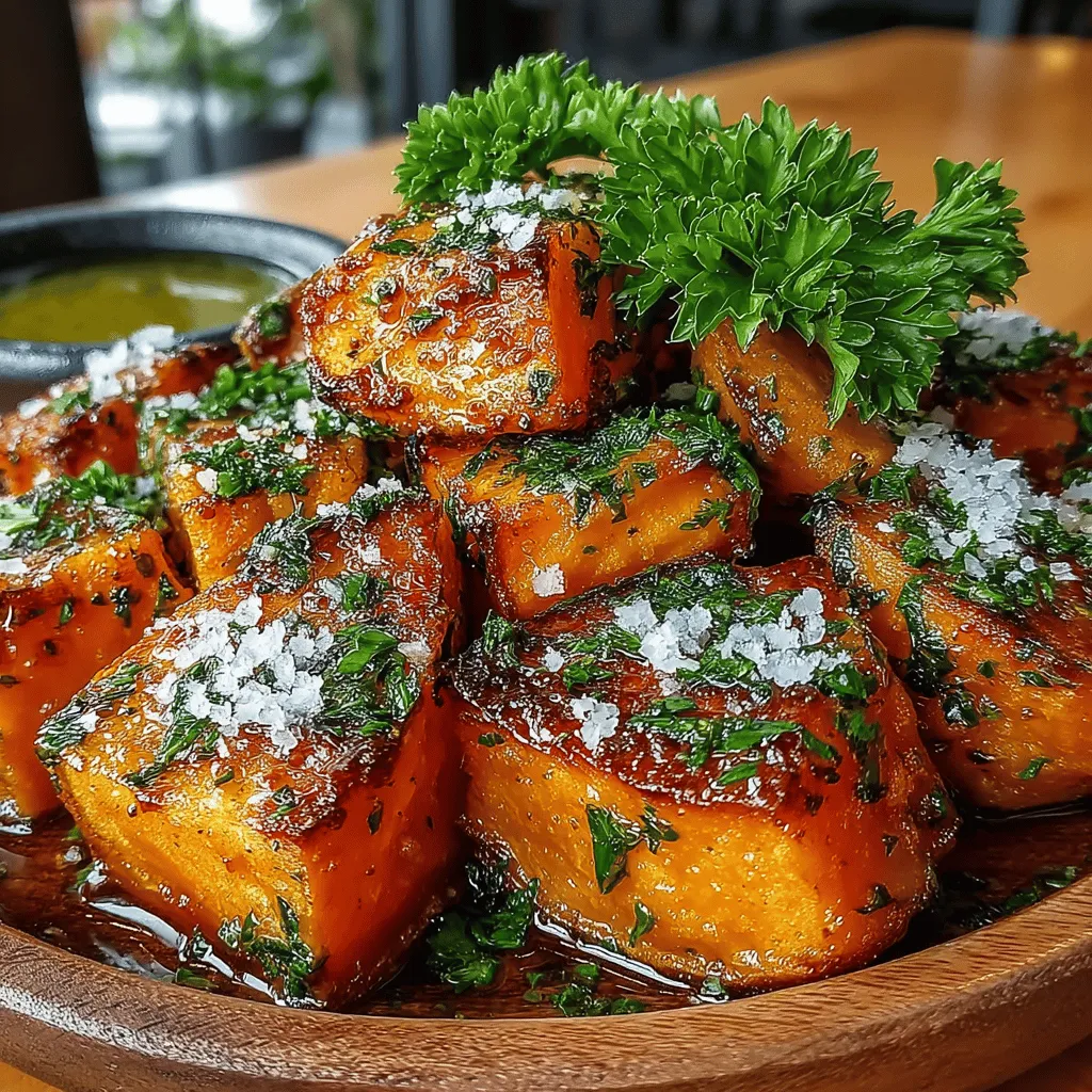 Honey Butter Roasted Sweet Potatoes are a delightful culinary creation that marries the natural sweetness of sweet potatoes with the rich, buttery flavor of honey-infused butter. This dish is not only a feast for the senses but also a versatile addition to your culinary repertoire, suitable for various occasions—from casual weeknight dinners to festive holiday gatherings. The combination of roasted sweet potatoes, which are caramelized to perfection, with the luscious honey butter creates a harmonious blend of flavors and textures that is sure to please any palate.