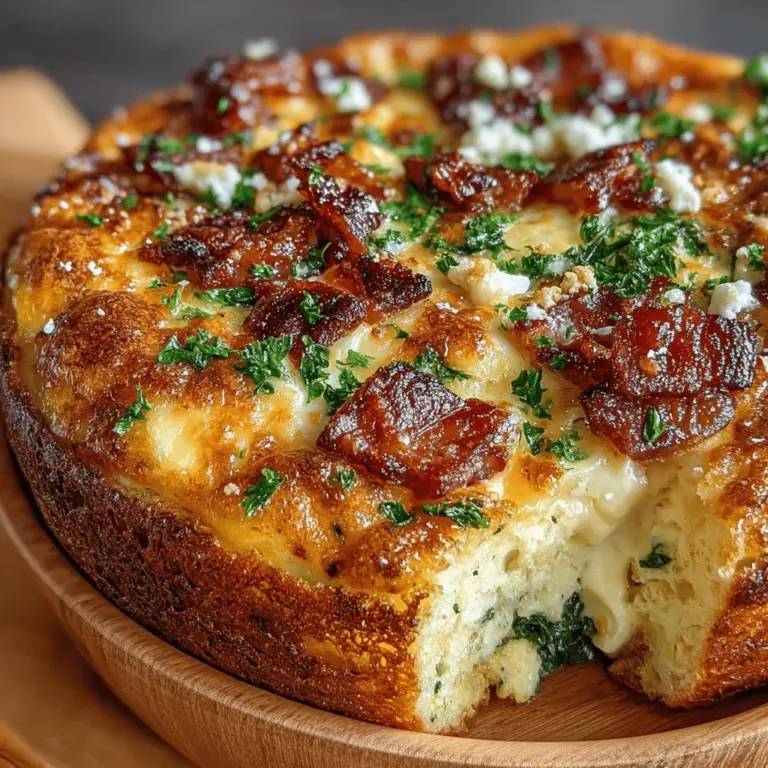 When it comes to comfort food, few dishes can rival the savory satisfaction of a well-crafted egg bake. The Savory Bacon & Spinach Egg Bake is a perfect harmony of crispy bacon, fresh spinach, and hearty eggs, making it a versatile option for any meal of the day. Whether you're looking to whip up a hearty breakfast, serve a show-stopping brunch, or prepare a quick dinner, this dish promises to delight your taste buds and nourish your body.