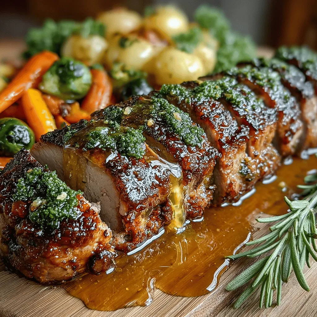 Garlic Herb Roasted Pork Tenderloin is more than just a meal; it’s an experience that combines simplicity with sophisticated flavors. This dish has gained popularity among home cooks and culinary enthusiasts alike, thanks to its ease of preparation and the ability to impress at any gathering. The juicy, tender pork, infused with aromatic garlic, fresh herbs, and a hint of citrus, creates a harmonious balance that tantalizes the taste buds. Whether you’re preparing a weeknight dinner or hosting a special occasion, this recipe is sure to elevate your dining experience.