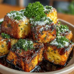 - 2 large sweet potatoes - 3 tablespoons olive oil - 1 teaspoon garlic powder - 1 teaspoon smoked paprika - 1 teaspoon Italian seasoning - 1/2 teaspoon salt - 1/4 teaspoon black pepper - 1/2 cup grated Parmesan cheese - Fresh parsley, chopped (for garnish) - Balsamic glaze (for drizzling)