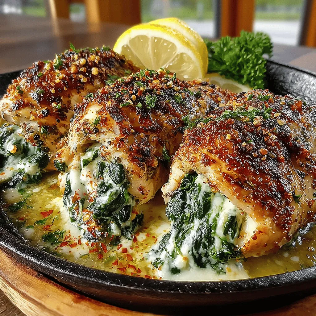 When it comes to weeknight dinners that are both satisfying and nutritious, stuffed chicken breasts stand out as a versatile and flavorful option. The combination of tender chicken filled with a creamy mixture of fresh spinach and cheeses not only excites the palate but also offers a healthy twist that can fit seamlessly into your busy lifestyle. This Cheesy Spinach Stuffed Chicken Breast recipe is the perfect solution for those evenings when you want to indulge in something gourmet without spending hours in the kitchen. With its vibrant flavors and appealing presentation, this dish is sure to impress both family and guests.
