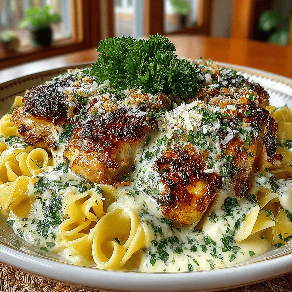 Creamy Garlic Butter Chicken is a dish that embodies comfort and flavor, making it an ideal choice for any occasion. Whether you're hosting a dinner party or simply looking for a satisfying meal after a busy day, this recipe transforms ordinary chicken breasts into a gourmet experience. The star of the dish is its rich, creamy texture, complemented by an aromatic garlic butter sauce that tantalizes the taste buds and elevates the dining experience.