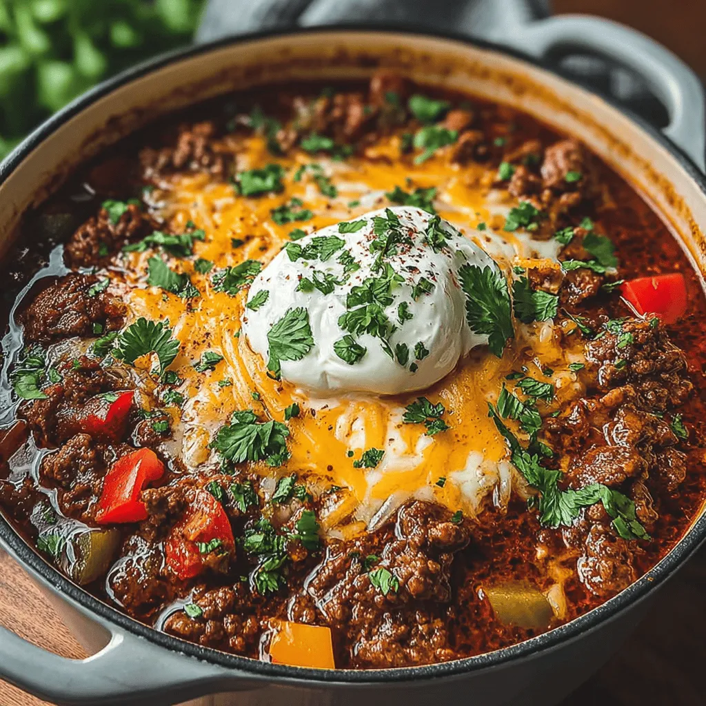 - 1 pound ground beef - 1 can (15 ounces) pumpkin puree (not pumpkin pie filling) - 1 can (15 ounces) kidney beans, drained and rinsed - 1 can (15 ounces) diced tomatoes - 1 medium onion, chopped - 2 cloves garlic, minced - 1 cup beef broth - 2 tablespoons olive oil - 2 tablespoons chili powder - 1 tablespoon ground cumin - 1 teaspoon smoked paprika - 1/2 teaspoon cayenne pepper (optional, for heat) - Salt and pepper to taste - Fresh cilantro or parsley for garnish (optional)