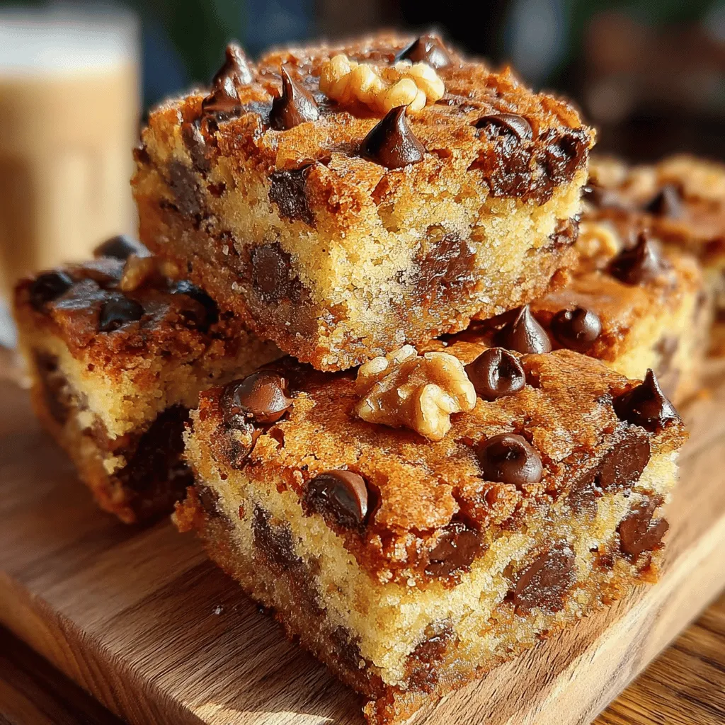 Delightful Chocolate Chip Blondies Recipe