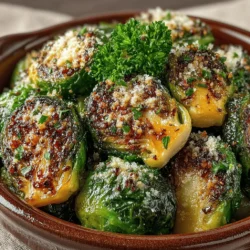 Garlic Butter Roasted Brussels Sprouts