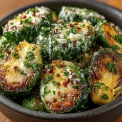 Garlic Butter Roasted Brussels Sprouts