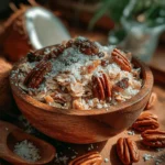 - 3 cups rolled oats - 1 cup pecans, chopped - 1 cup unsweetened coconut flakes - 1/2 cup sunflower seeds - 1/2 cup pumpkin seeds - 1/2 cup pure maple syrup - 1/4 cup coconut oil, melted - 1 teaspoon vanilla extract - 1/2 teaspoon salt - 1 teaspoon cinnamon (optional)